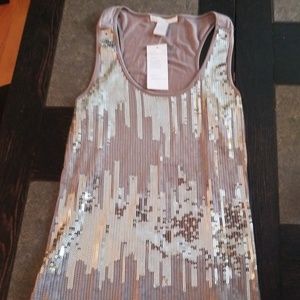 Womens sequined tank top